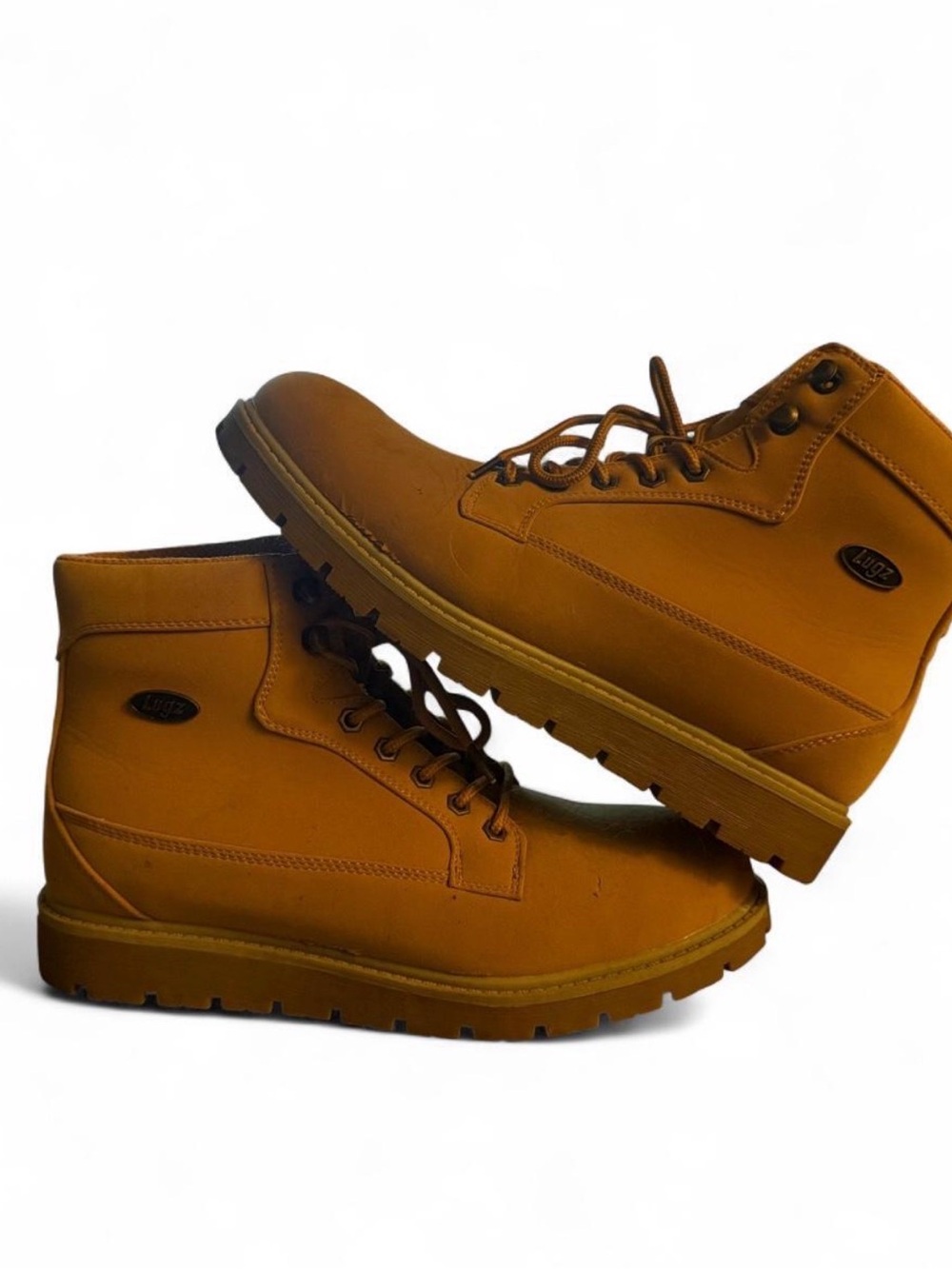 Lugz Men's Lace-Up Boots in Honey Tan